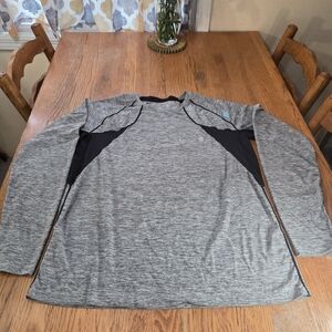 Gray Long Sleeve Women's Top